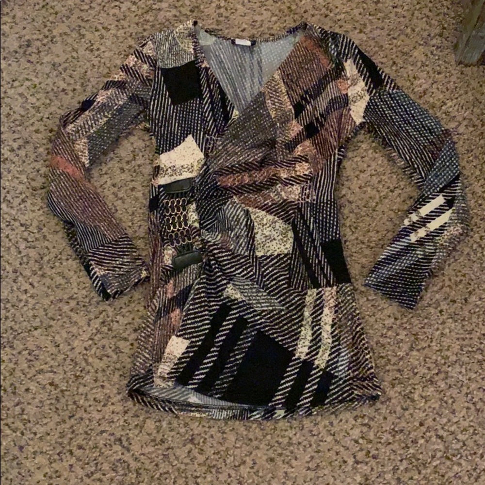 Dressy Plaid Blouse